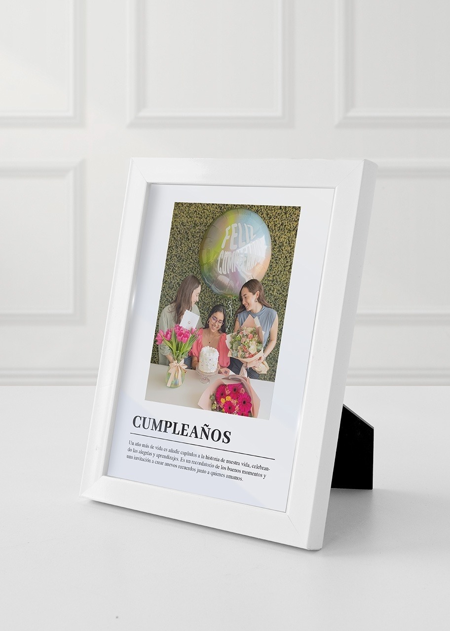 Imagen para Marco Cumpleaños Chico en Blanco - 2