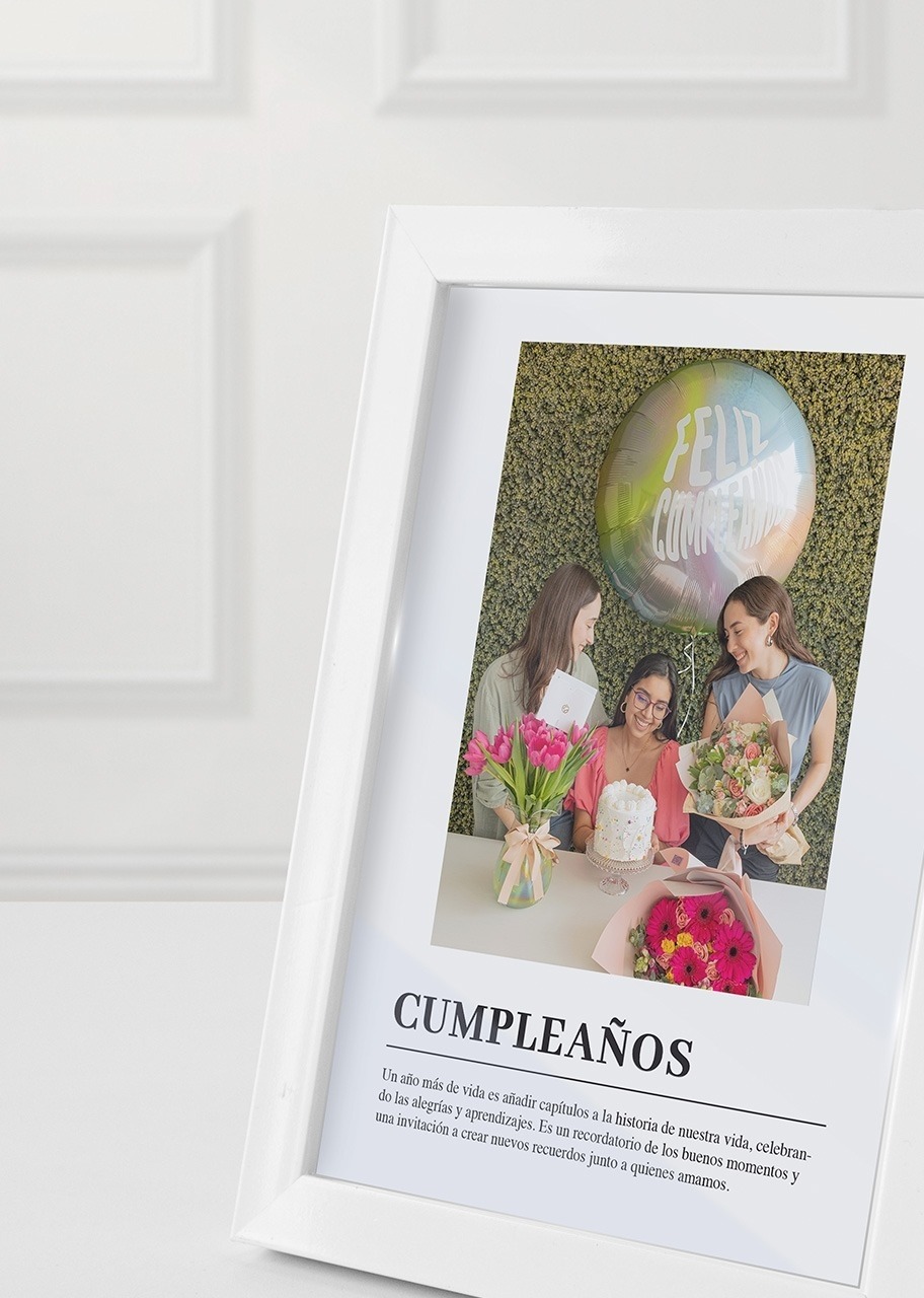 Imagen para Marco Cumpleaños Chico en Blanco - 3