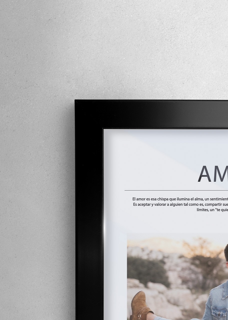 Imagen para Marco Amor Grande en Negro - 4