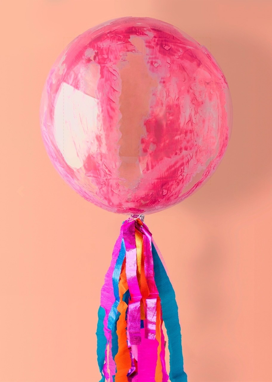 Imagen para Personaliza tu Globo Burbuja Rosa - 2