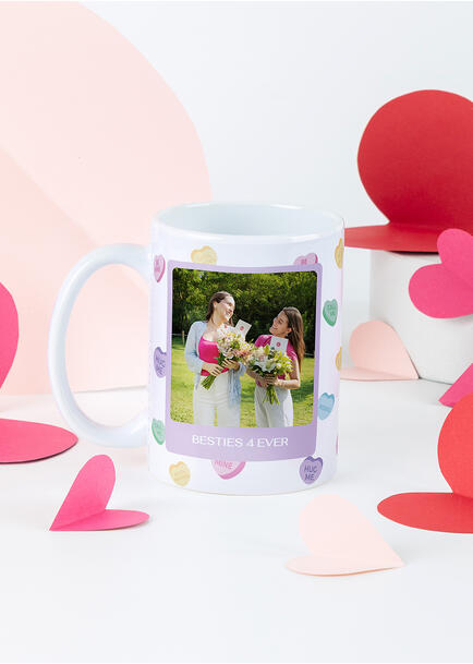 Personaliza Taza "Besties 4EVER" 15oz