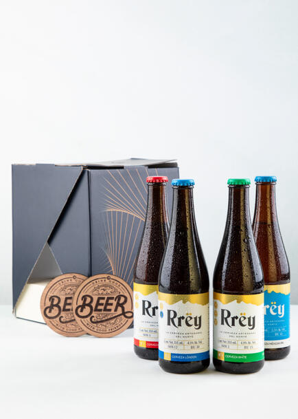 4 Pack Cerveza con Portavasos