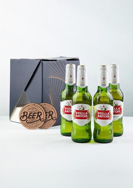 4 Pack Cerveza con Portavasos