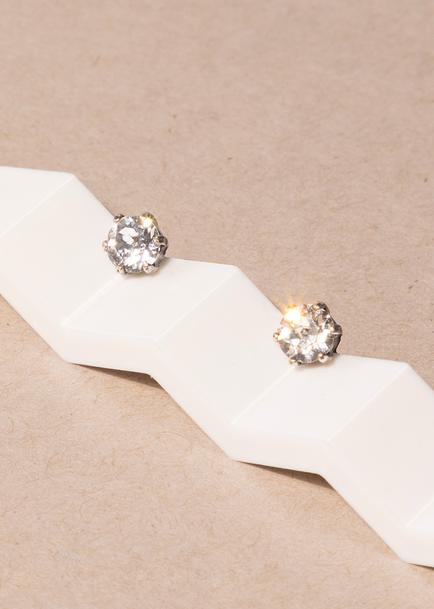 Aretes Diamante Pequeño Crystal Dacova