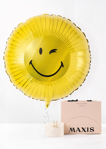 Aretes Estrella y Luna y Globo Smiley