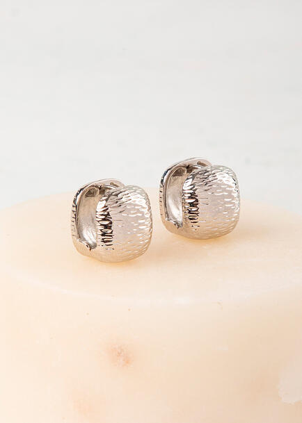 Aretes Valentine Plateados Amalaya