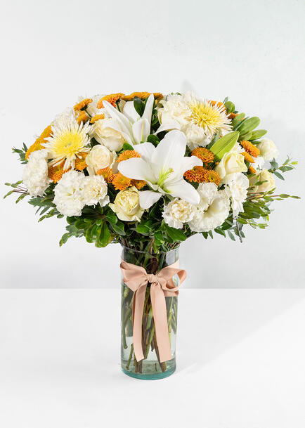 Arreglo de Casablancas y Margaritas