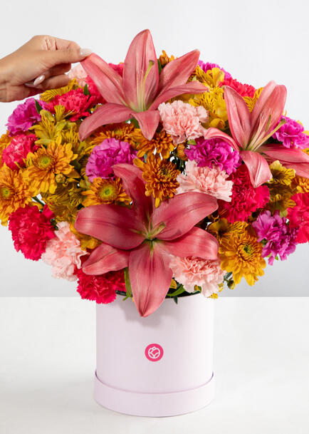 Arreglo de Lilys y Claveles