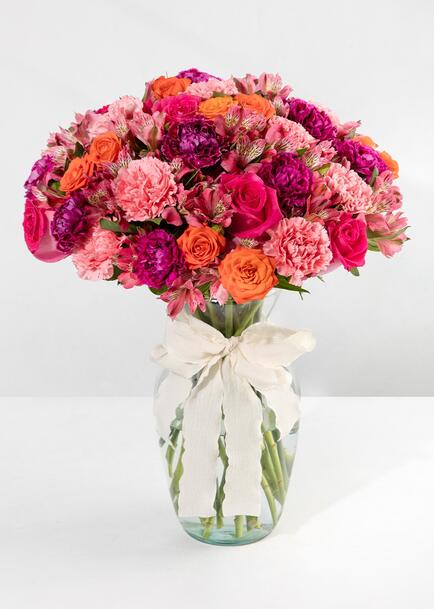 Arreglo de Rosas Rosas y Claveles