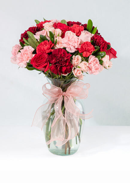 Arreglo de Rosas y Claveles