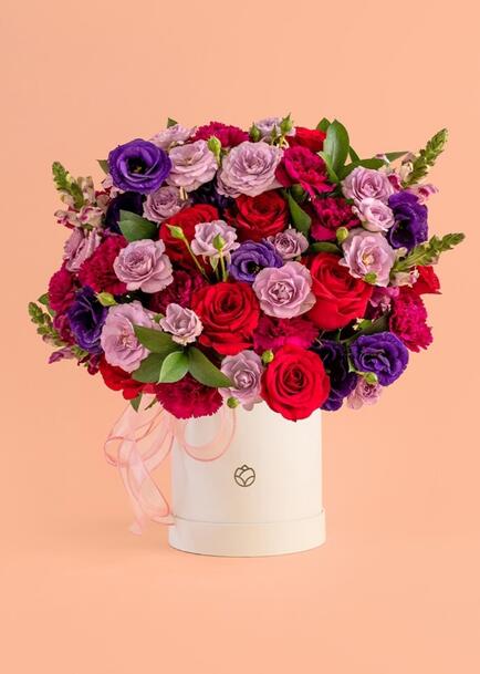 Arreglo de Rosas y Lisianthus 