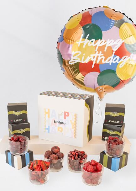 Botanas Enchiladas con Globo Cumplea&ntilde;os