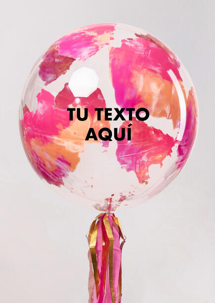 Burbuja Acuarela I Love You