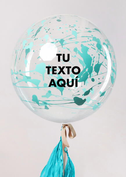 Burbuja Splash Turquesa