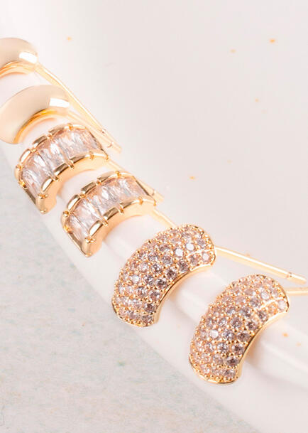 Chispas de Cristal Set de Aretes Malandra