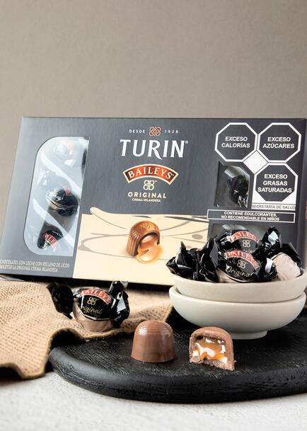 Chocolates Turin con licor Baileys