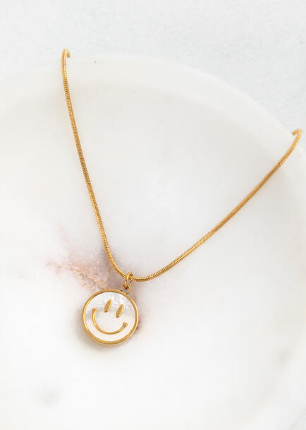 Collar Delgado Con Carita Feliz Lorenza