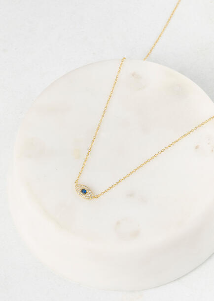 Collar Eye Dorado Amalaya