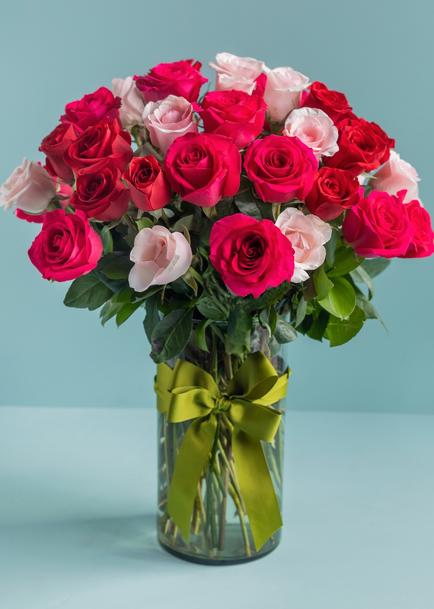 Dulce Corazón con 50 Rosas