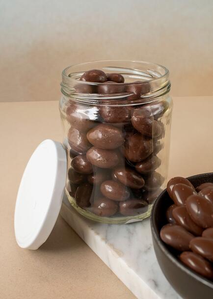 Frasco Mini Almendras Chocolate