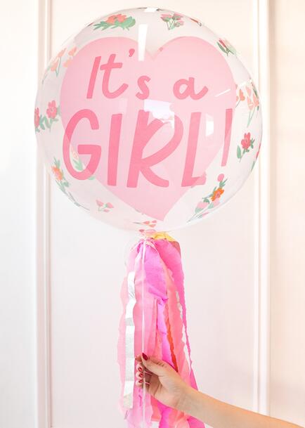 Globo Burbuja "It´s a Girl"