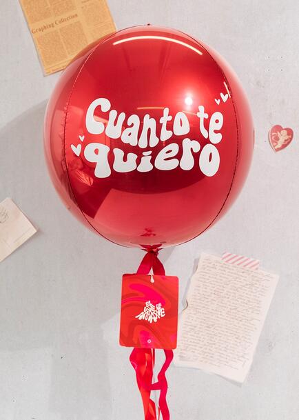 Globo Esfera "Cuanto Te quiero" 