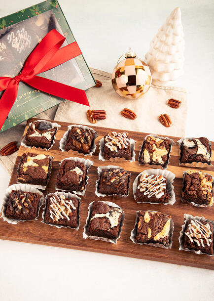 Mini Brownies Navidad 15 pzs La Divinata