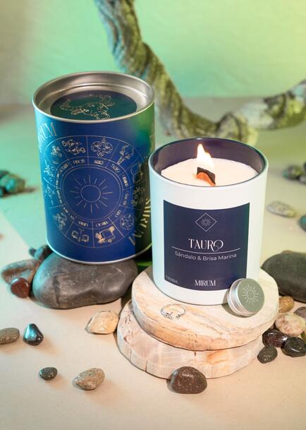 Vela Mirum Tauro con Anillo 400 ml