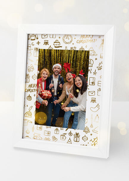 Personaliza Marco Blanco chico "Esp&iacute;ritu Navide&ntilde;o"