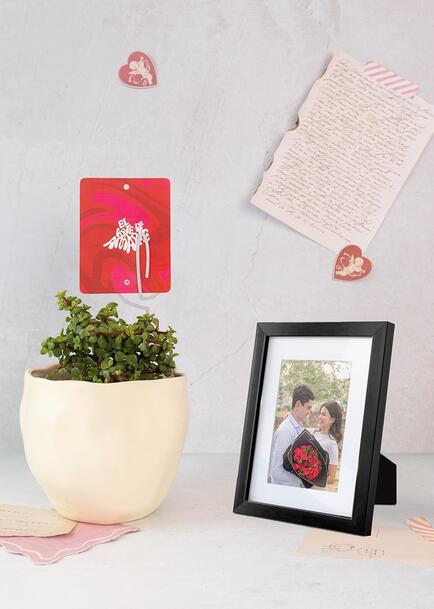 Personaliza Marco Negro con Árbol de la Abundancia