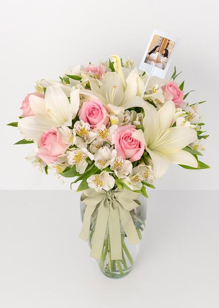Personaliza con Mini Foto 6 Rosas y Lilys