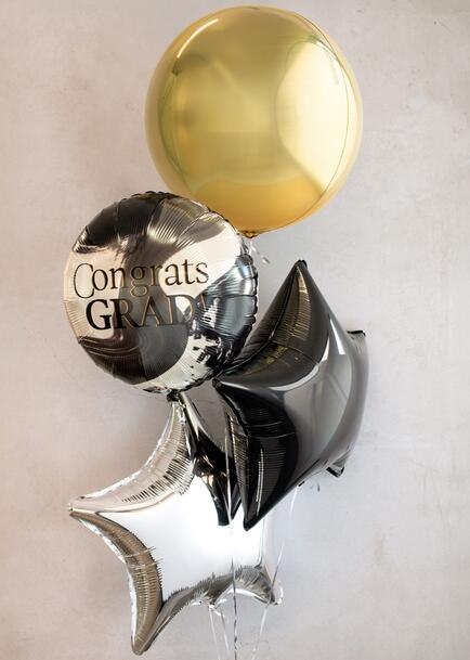Arreglo de Globos "Congrats Grad"