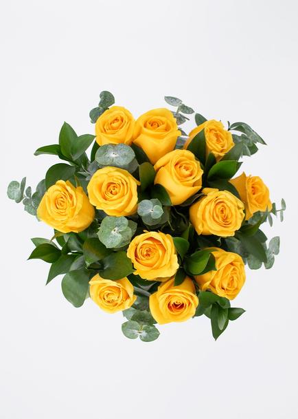 Ramo de 12 Rosas Amarillas