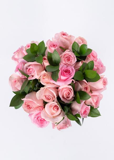 Ramo de 24 Rosas Rosa Claro
