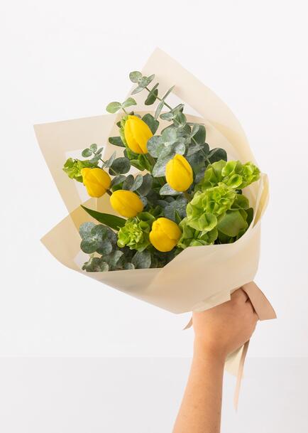 Ramo de Tulipanes Amarillos