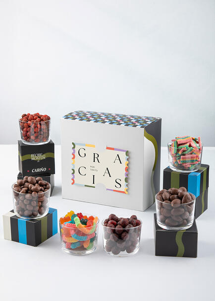 Regalo con Botanas Dulces
