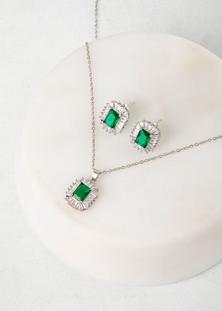 Set Zirconia Verde Amalaya