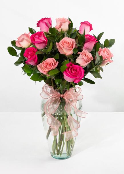 Sueño de Rosas con 12 Rosas Rosas