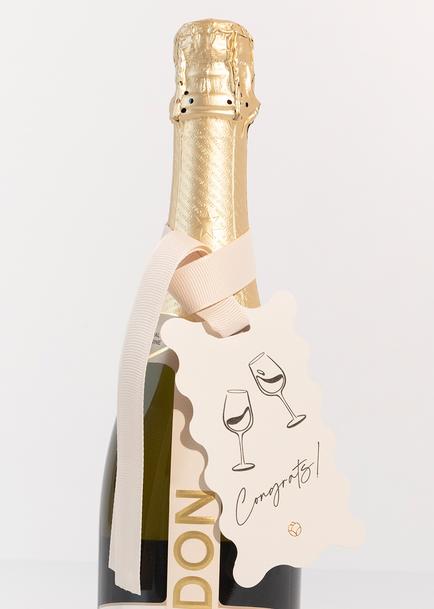 Vino con Distintivo Congrats