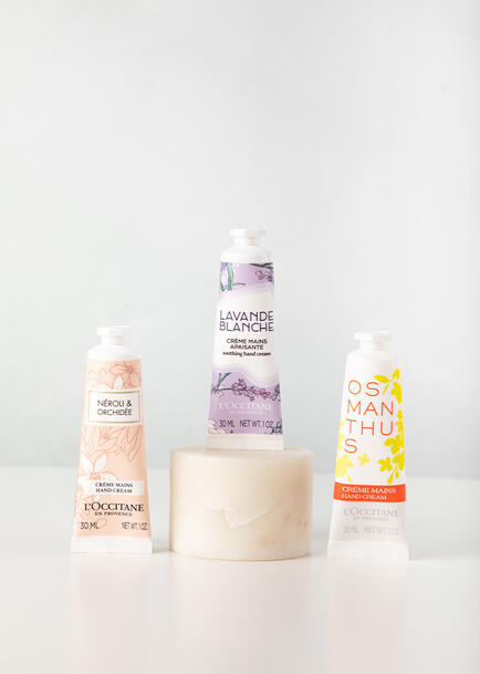 Tr&iacute;o de cremas L&rsquo;occitane