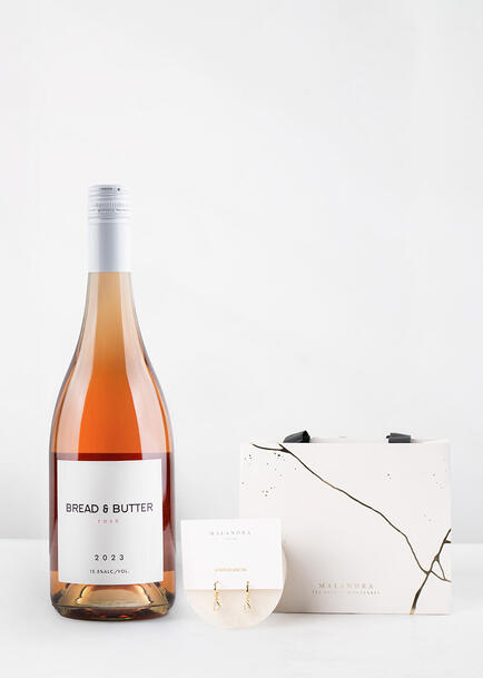 Vino Bread & Butter con Aretes Malandra