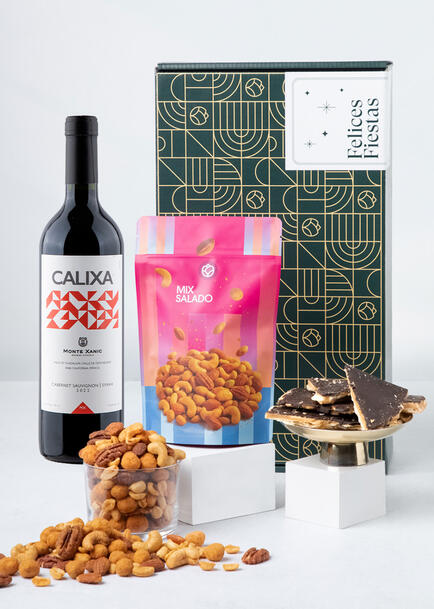 Vino Calixa con Toffee Divinata y Mix EF Felices Fiestas