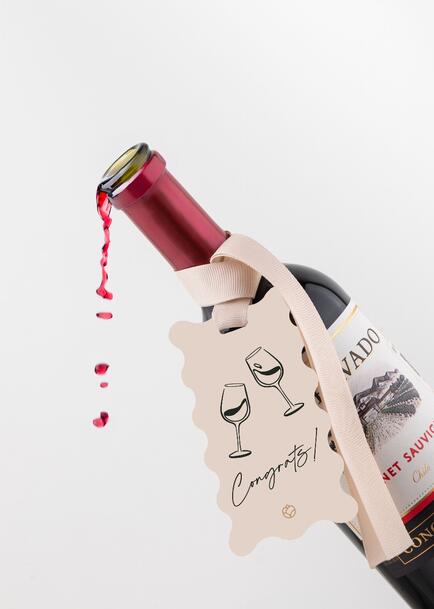 Vino con Distintivo Congrats