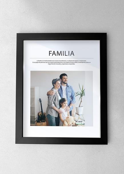 Black Big Family Frame