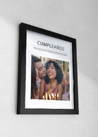 Imagen preview para 12 Rosas Rojas con Marco Foto y Globo Cumpleaños - 3