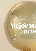 Imagen preview para Globo Esfera "Mejórate Pronto" - 4
