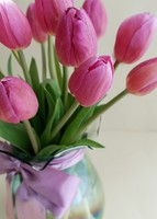 Imagen preview para Personaliza con Mini Foto 15 Tulipanes Rosas - 4