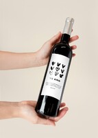 Imagen preview para Personaliza Vino 3V con etiqueta "Te amo" - 2