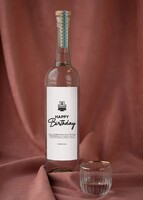 Imagen preview para Personaliza Mezcal 400 conejos con etiqueta "Happy Birthday" - 3