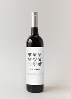 Imagen preview para Personaliza Vino 3V con etiqueta "Te amo" - 1
